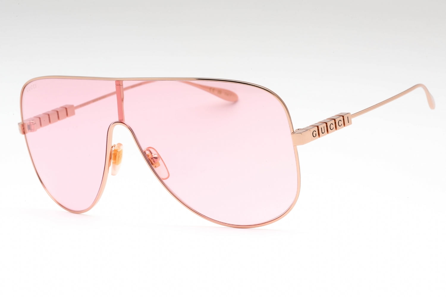 GUCCI GG1436S-004-99 Sunglasses Size 99mm 135mm 1mm gold Women NEW