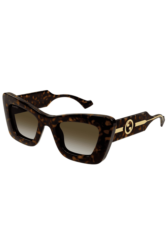 GG1552S-002 Havana & Crystal cat eye Ladies Sunglasses for Womens