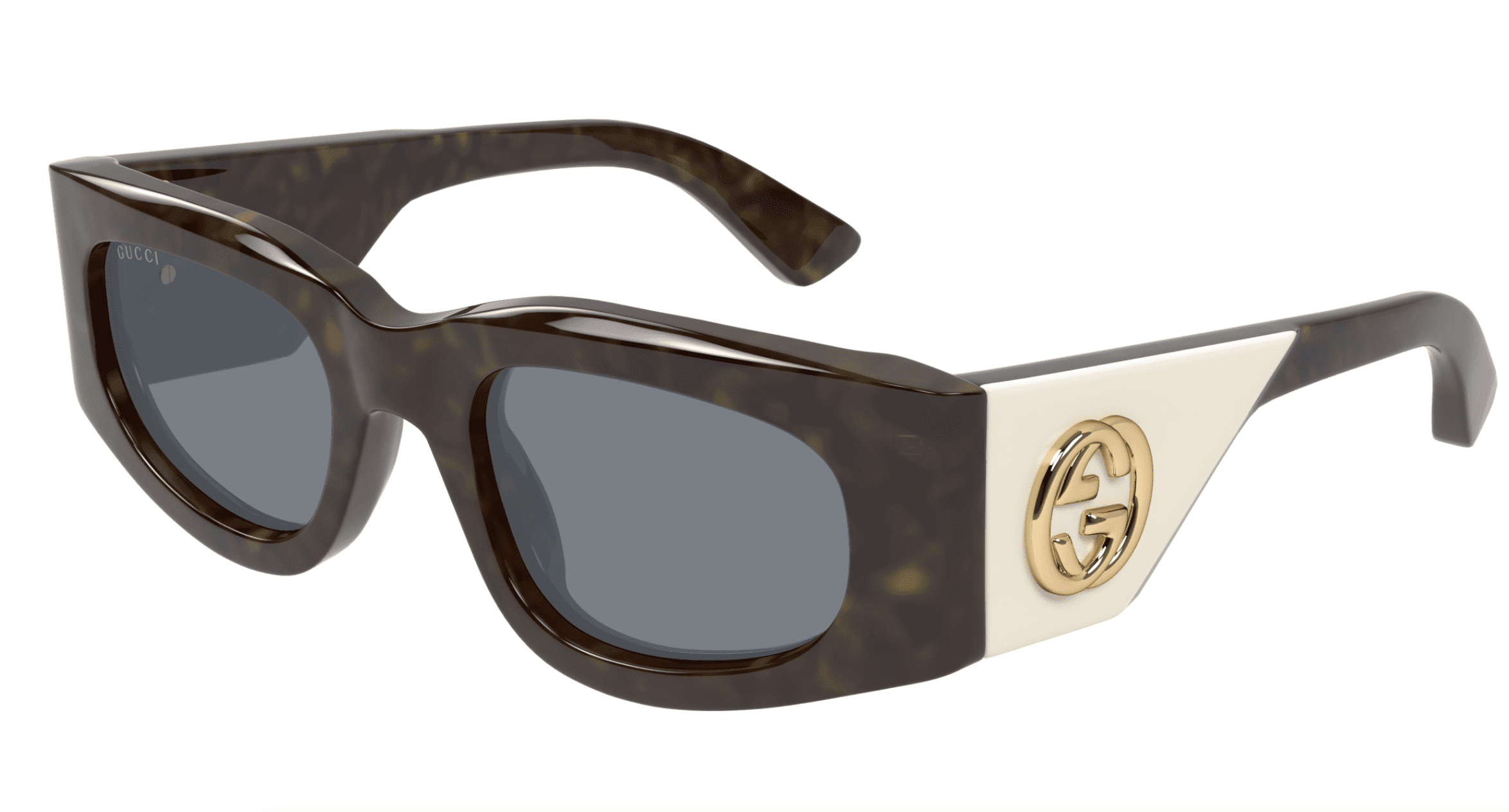 Gucci GG1664S 003 51mm Square Sunglasses Women's Dark Vintage