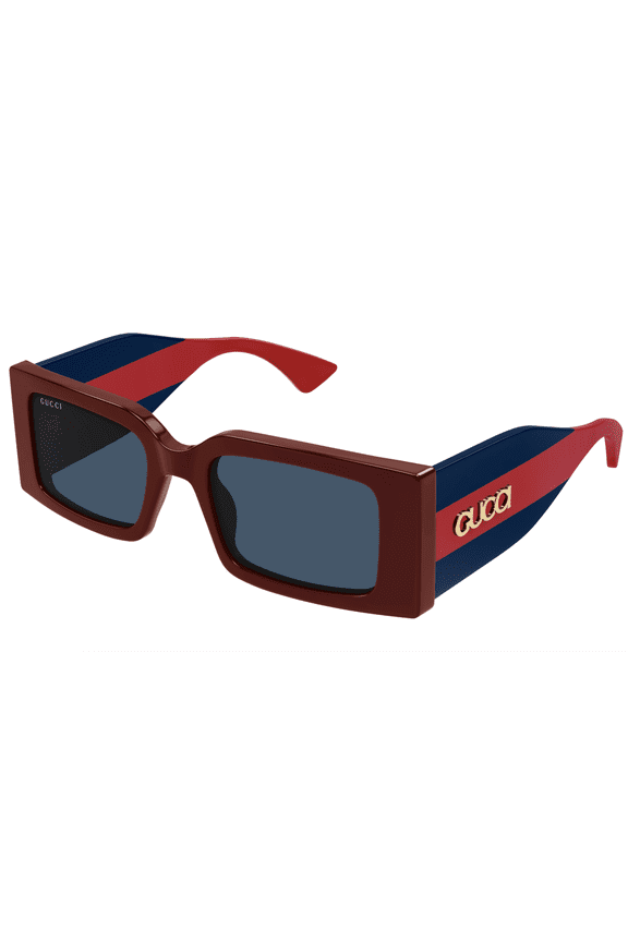 GG1860S-003 Burgundy, Red & Blue square Ladies Sunglasses for Womens