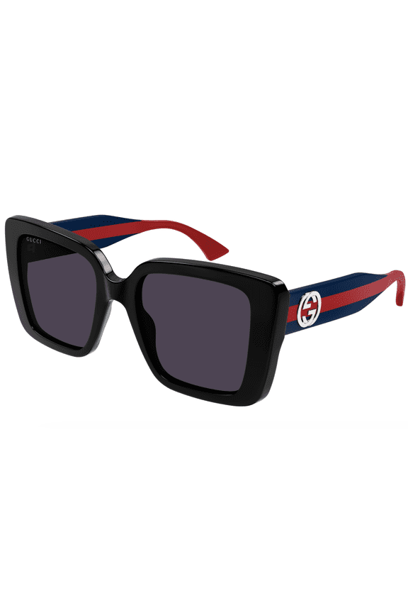 GG1861S-004 Black, blue & red square Ladies Sunglasses for Womens