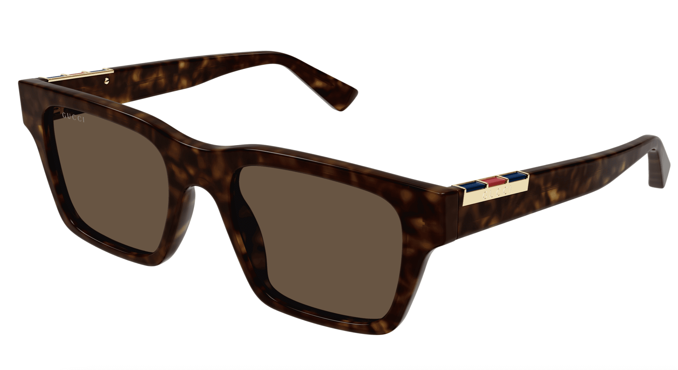 Gucci GG1889S 002 51mm Square Sunglasses Men's Havana