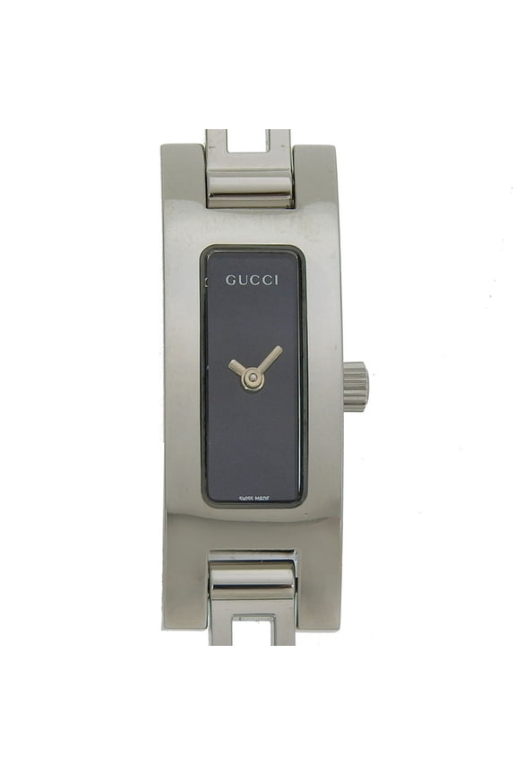 Pre-Owned Gucci GUCCI Watch 3900L Stainless Steel Quartz Analog Display Black Dial... (Good)