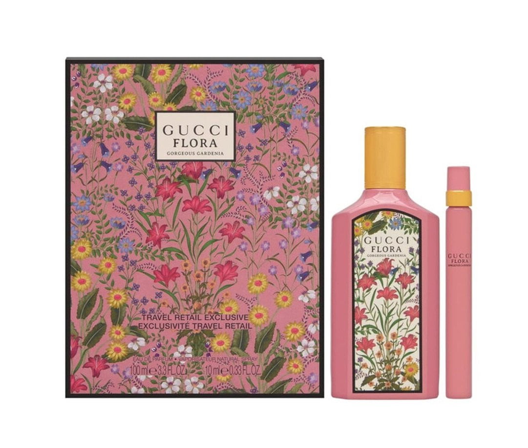 Gucci Gorgeous Gardenia 3.3 oz EDP Spray + 0.33 oz EDP Gift Set