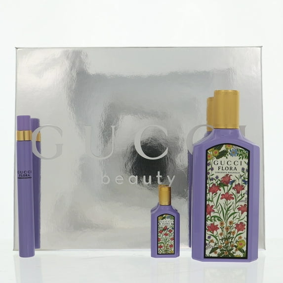 Gucci Flora Gorgeous Magnolia 3.3 Eau De Parfum Spray by Gucci Gift Set for Women