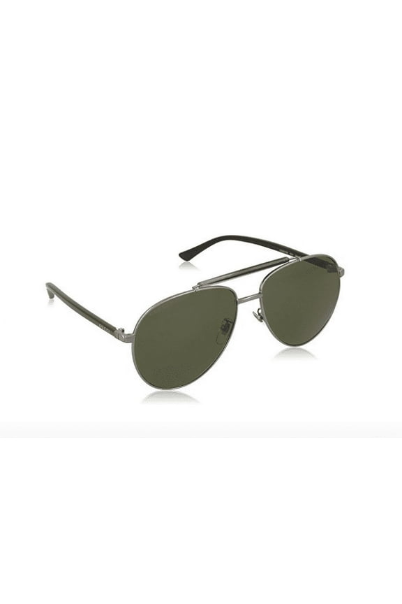 Green Aviator Men's Sunglasses GG0014S 003 60