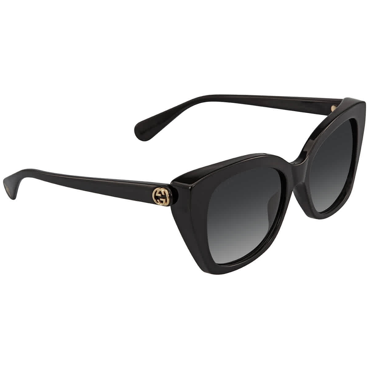 Square-frame sunglasses in black and grey | GUCCI® US