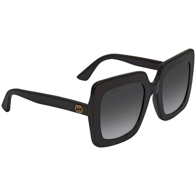 Gucci Grey Gradient Square Ladies Sunglasses GG0328S 001 53