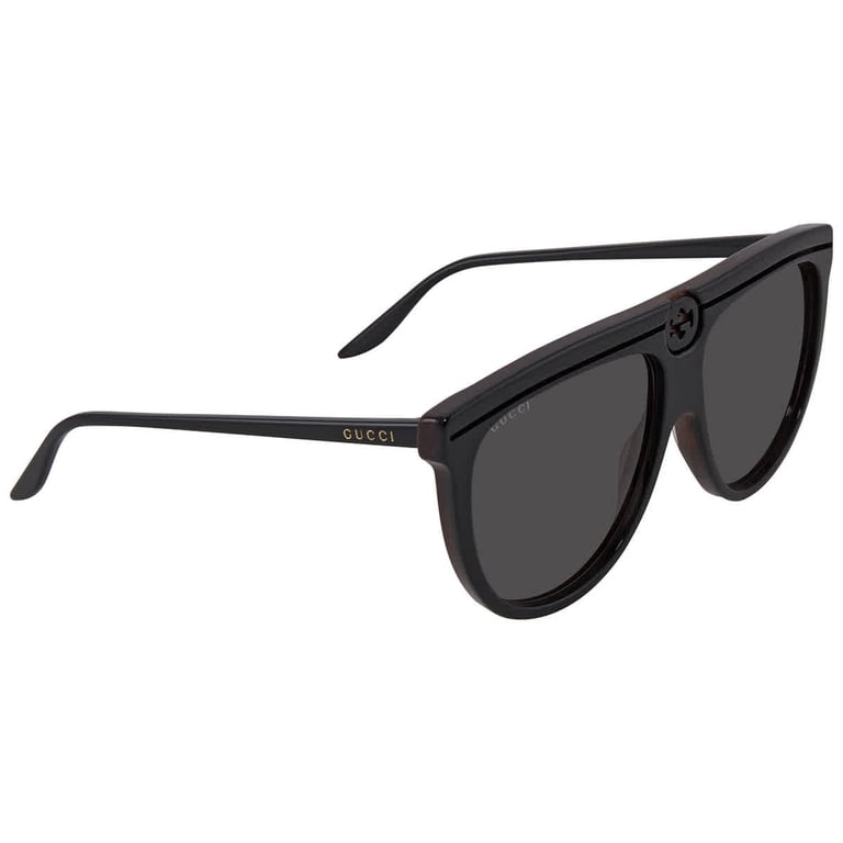 Gucci Black Grey 61mm Sunglasses Gucci Logo Sunglasses 54mm with Polarized Grey Lenses  main image 3