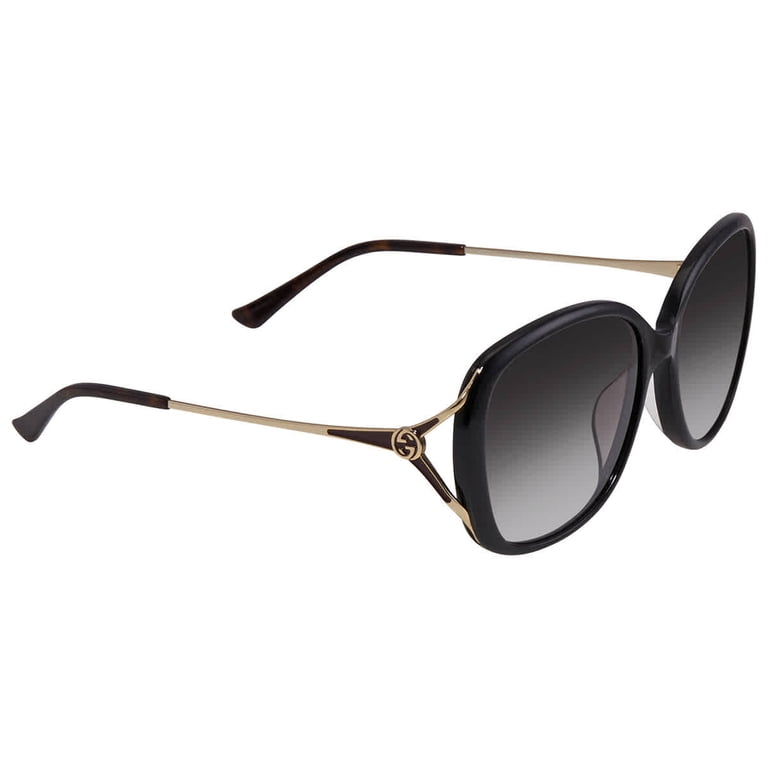 Gucci Grey Round Ladies Sunglasses GG0649SK-002 58 - Walmart.com display picture 1