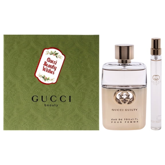 Gucci Gucci Guilty , 2 Pc Gift Set 1.6oz EDT Spray, 0.33oz EDT Spray