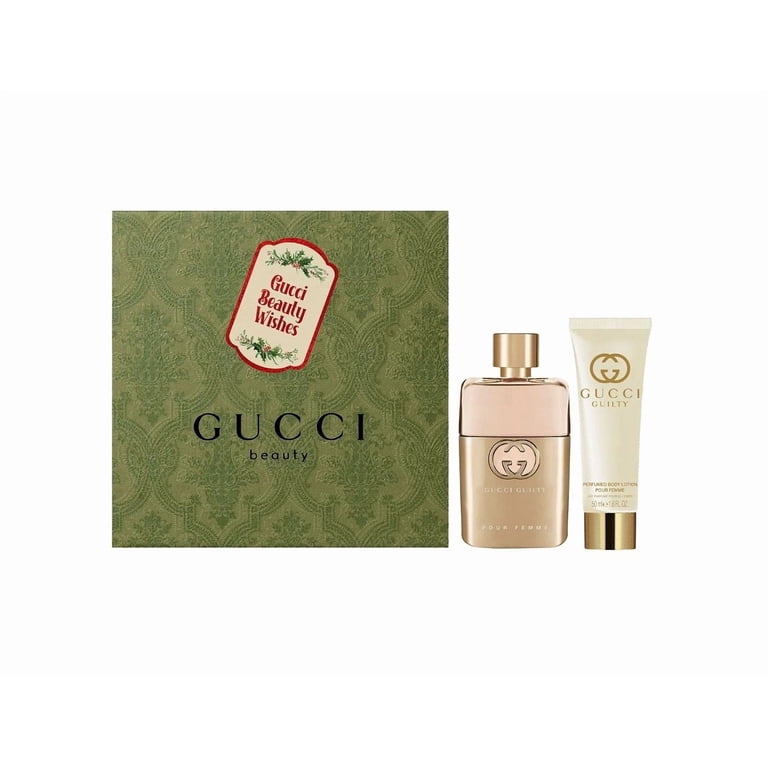 Gucci Gucci Guilty , 2 Pc Gift Set 1.6oz EDT Spray, 0.33oz EDT