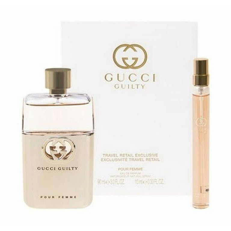Gucci Guilty 3.0 oz EDP Spray+ .33 travel spray Womens Travel Set