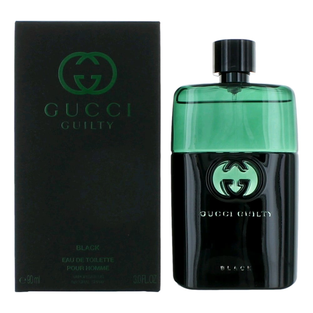 Gucci Guilty Black Eau De Toilette Spray, 1.7 Oz, Cologne for Men
