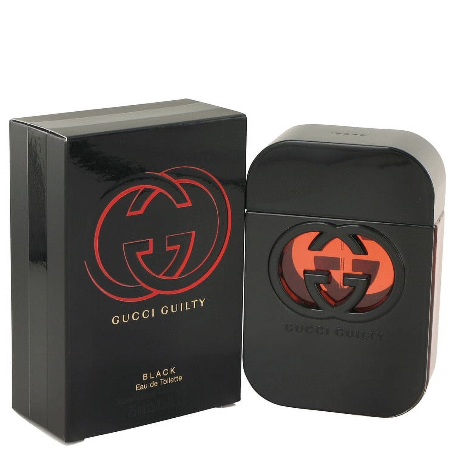 Gucci Guilty Black by Gucci Eau De Toilette Spray 2.5 oz For Women