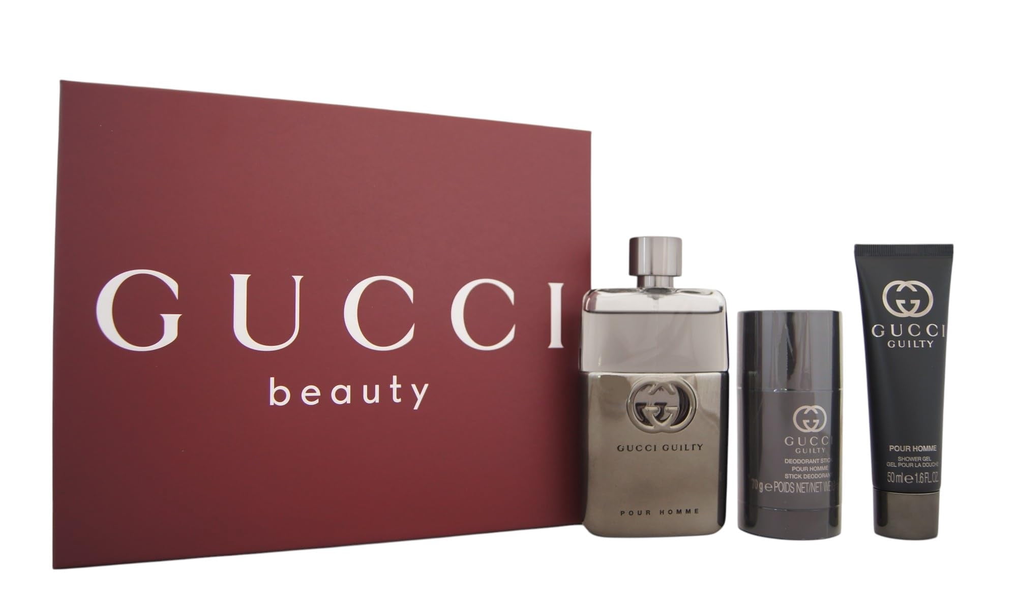 Gucci Guilty Pour Homme EDT 3Pc Gift Set for Men - Walmart.com