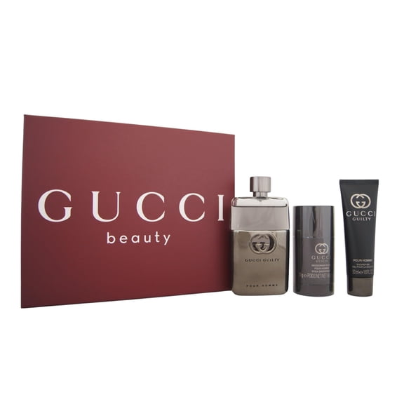 Gucci Guilty Pour Homme EDT 3Pc Gift Set for Men