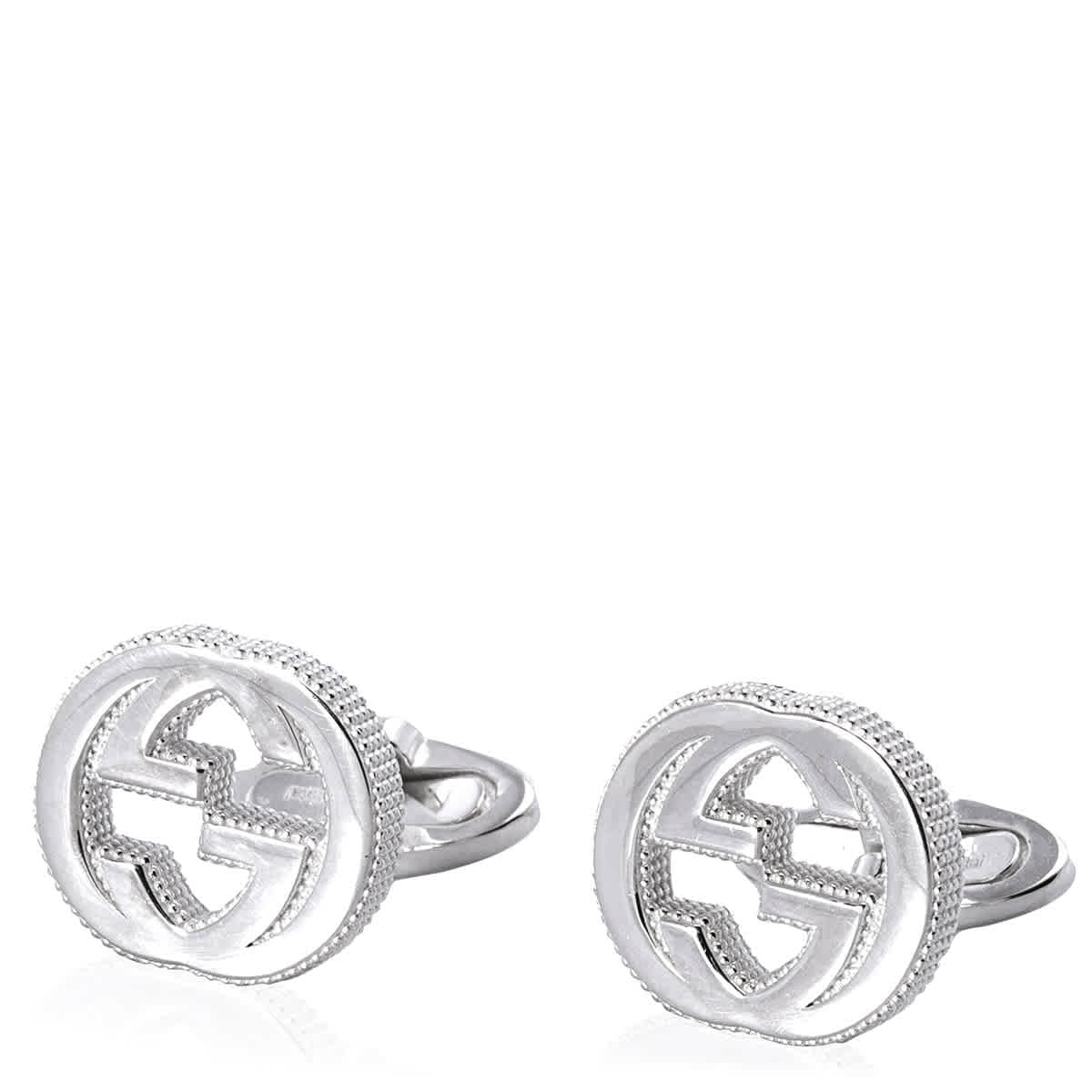 Gucci Interlocking G cufflinks in silver - Walmart.com