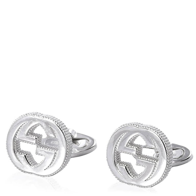 Gucci Interlocking G cufflinks in silver - Walmart.com