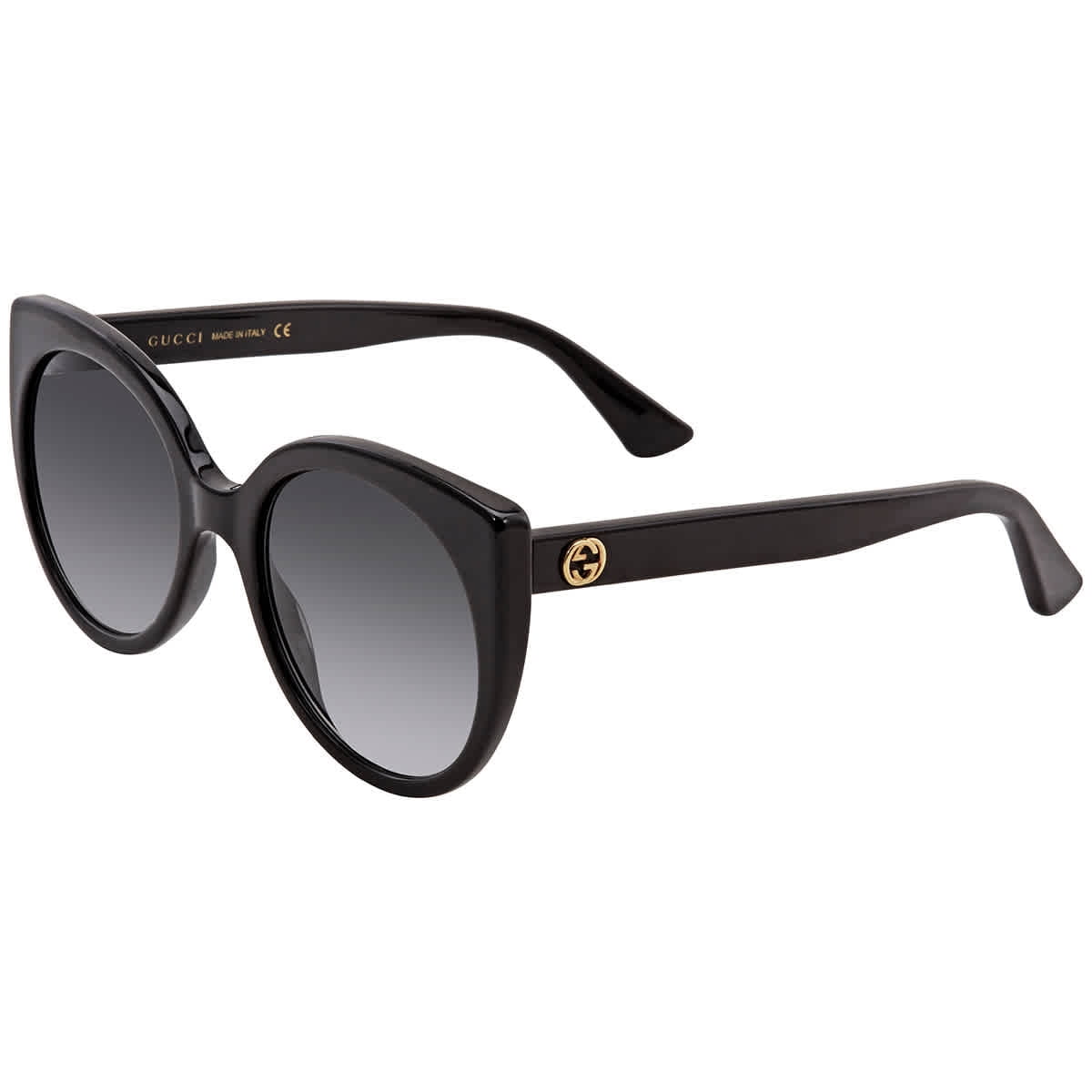 GUCCI キャットアイ サングラス ブラック　GG0325S001 Gucci Ladies Black Cat-Eye Sunglasses GG0325S 001 55