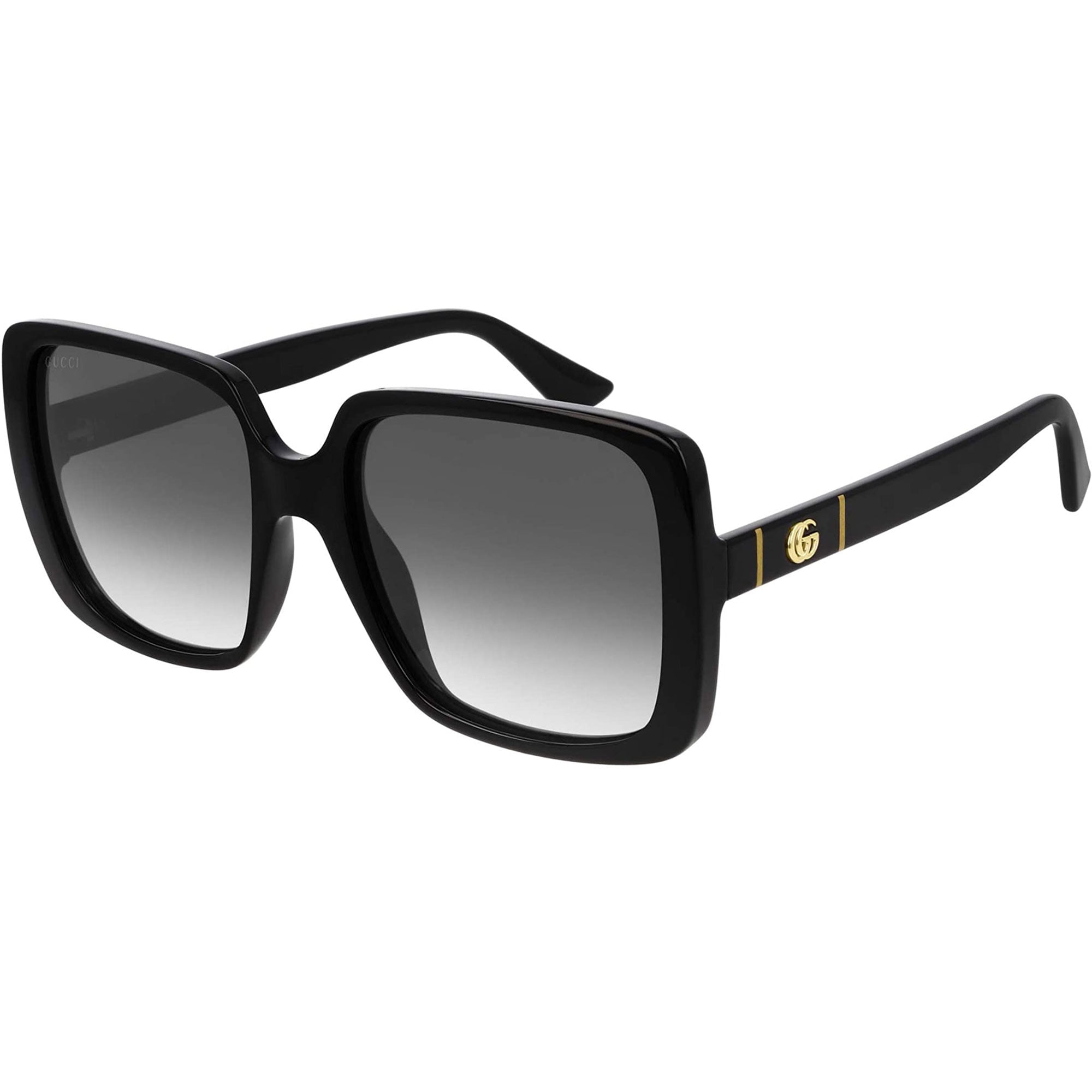 New Authentic Oversized Gucci GG0632S 002 Butterfly Sunglasses Gucci Lines Women Black Squared Butterfly Sunglasses GG0632S  main image 3