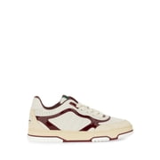 Gucci Low-Top White Calfskin Sneakers With Polished Finish Neutrals Womens
