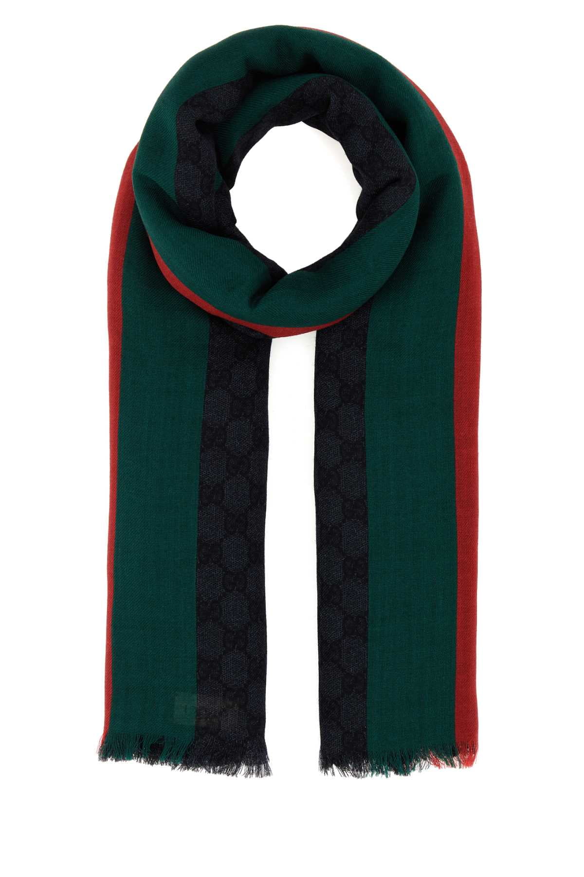 Buy Gucci Man Embroidered Wool Scarf Online Kuwait Ubuy