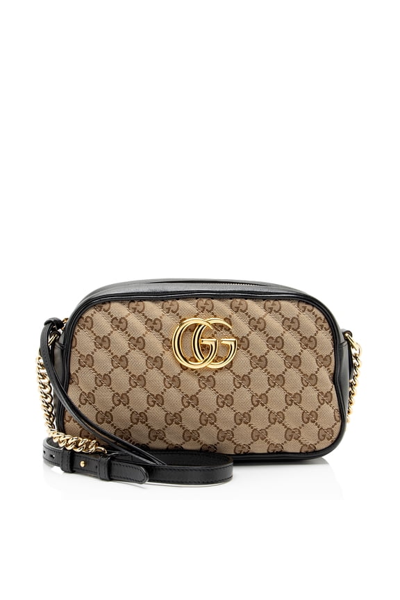 Pre-Owned Gucci Matelasse GG Canvas GG Marmont Small Camera Bag