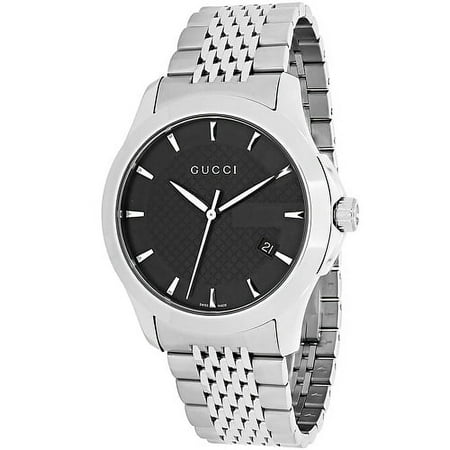 Gucci Men's G-Timeless G Quartz Sapphire Stainless Steel 38mm Watch YA126402