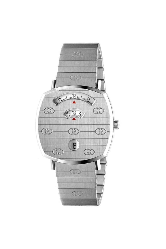 Men's Grip Silver Dial Watch - YA157401