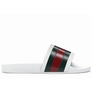 Gucci Mens Pursuit Pool Slides White Sandals, from StockX
