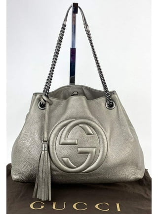 Metallic pewter handbags online