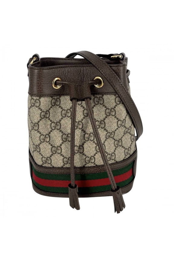 Pre-Owned Gucci Ophidia Mini Bucket Bag for Women, Shoulder Bag, Crossbody Sherry Line, GUCCI...