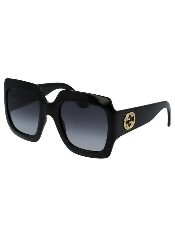 Oversize Black Square Sunglasses