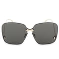thumbnail image 1 of Gucci Oversized Rimless Sunglasses GG0352S 001 99, 1 of 5