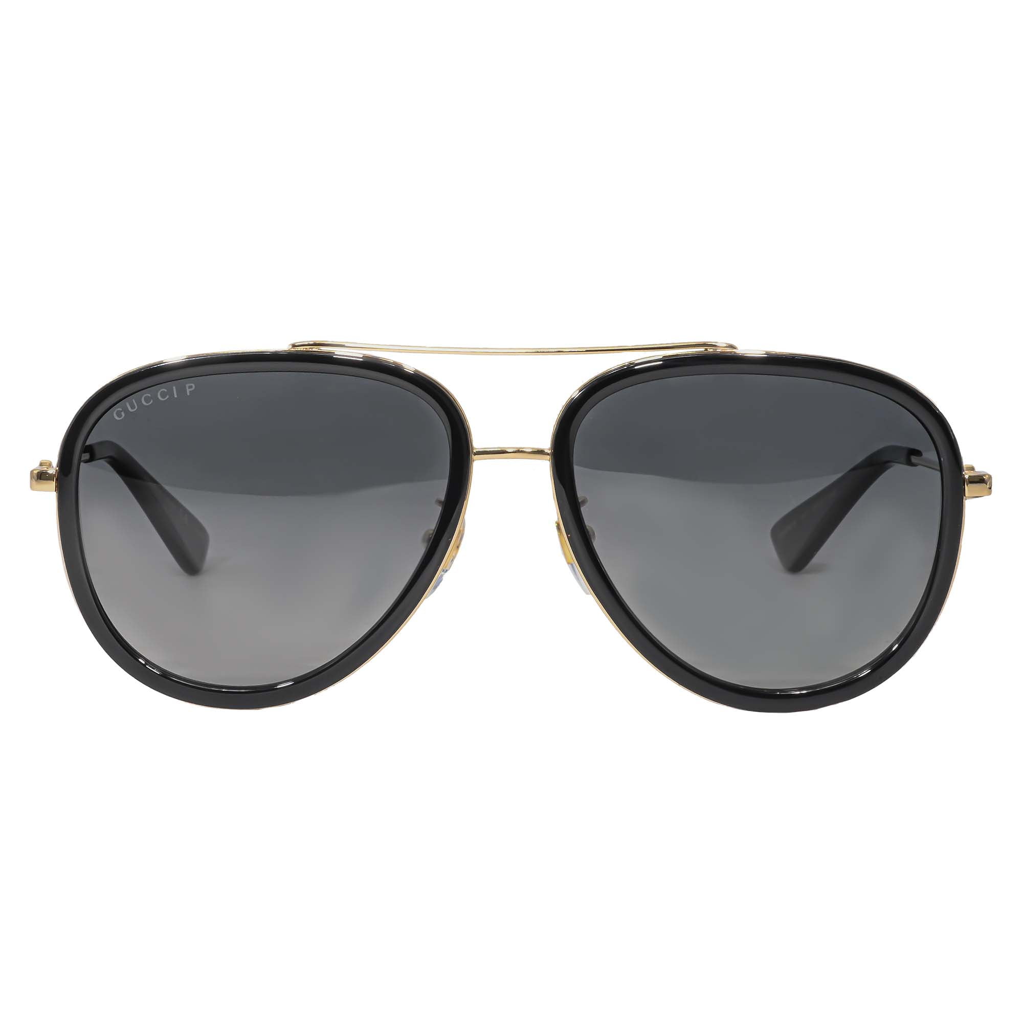 gucci grey gradient aviator sunglasses