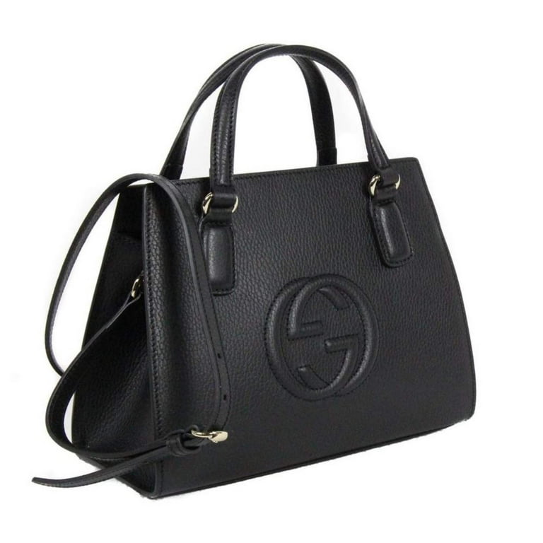 【GUCCI】SOHO CROSSBODY BAG Gucci Beige Pebbled Leather Soho Disco Crossbody Bag
