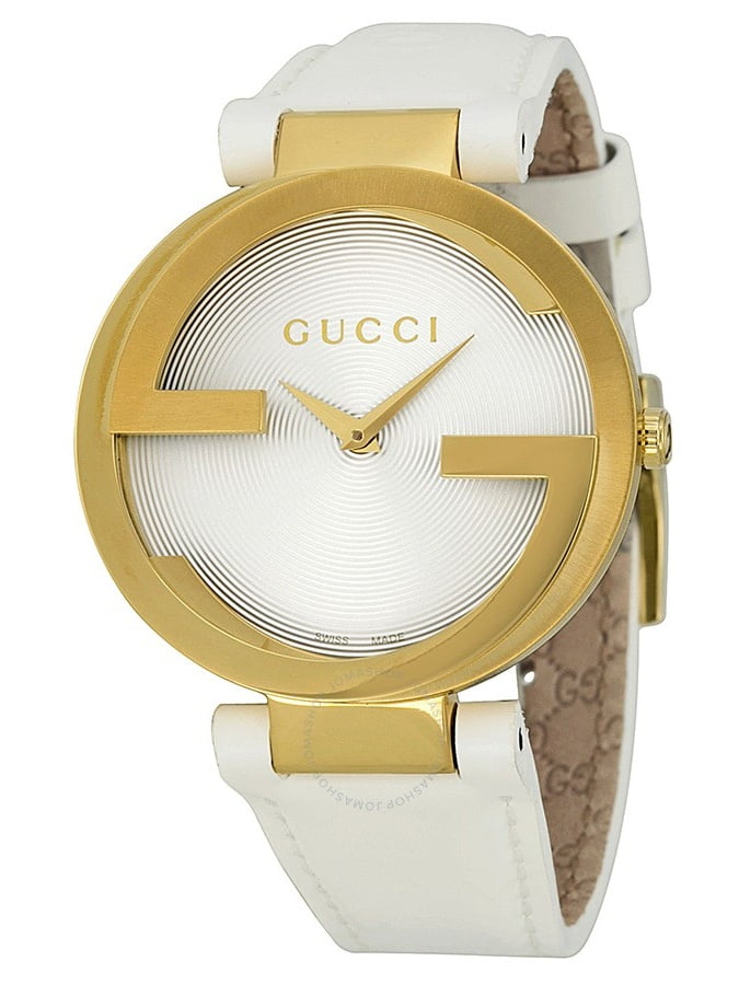Gucci Special Latin GRAMMY Gold-tone White Rubber Large Watch