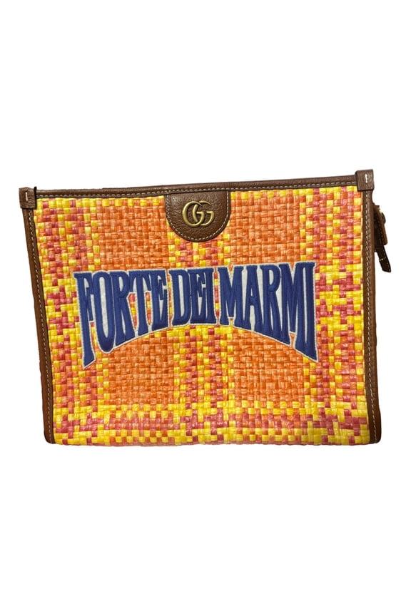 Summer Stories Forte dei Marmi Raffia Ophidia Clutch New