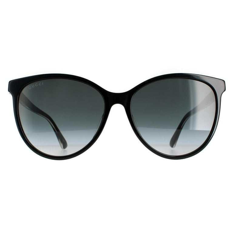 Gucci Sunglasses GG0377SKN 001 Black Gray Gradient - Walmart.com