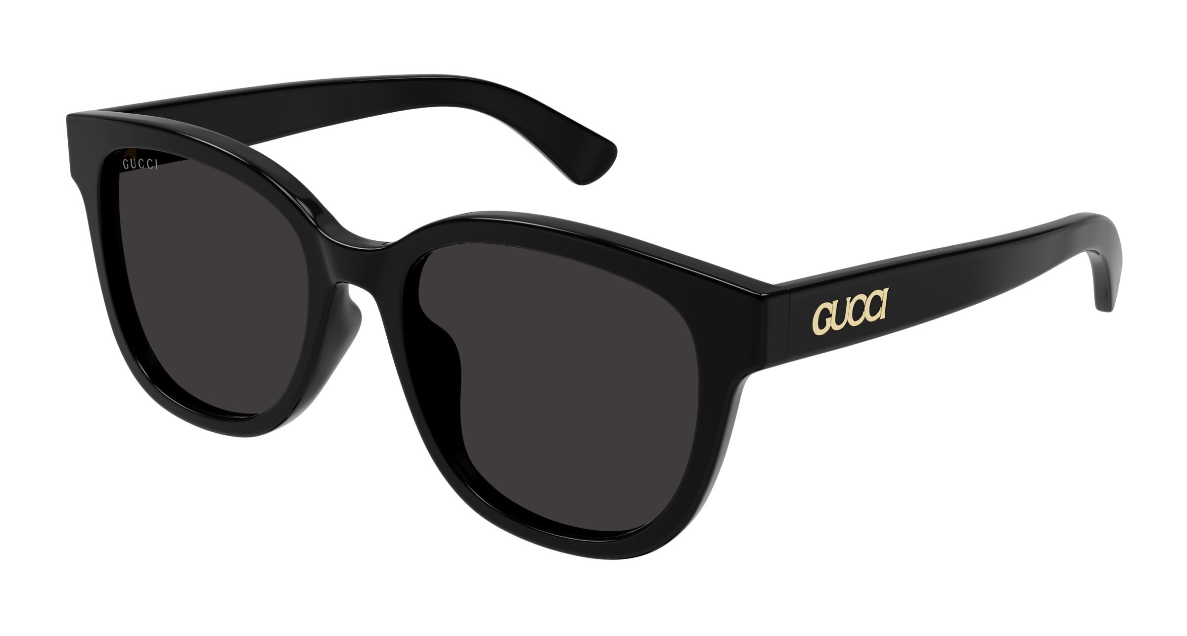 Gucci 55MM Black Sunglasses Gucci Square Web Sunglasses GG1300S 001 Black/Havana 55mm  main image 2