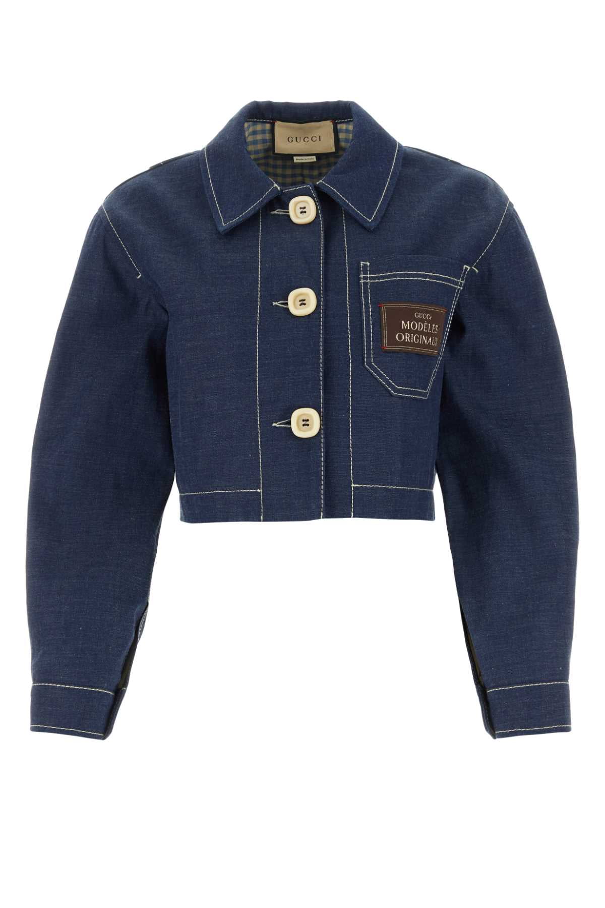 Gucci denim jacket clearance womens