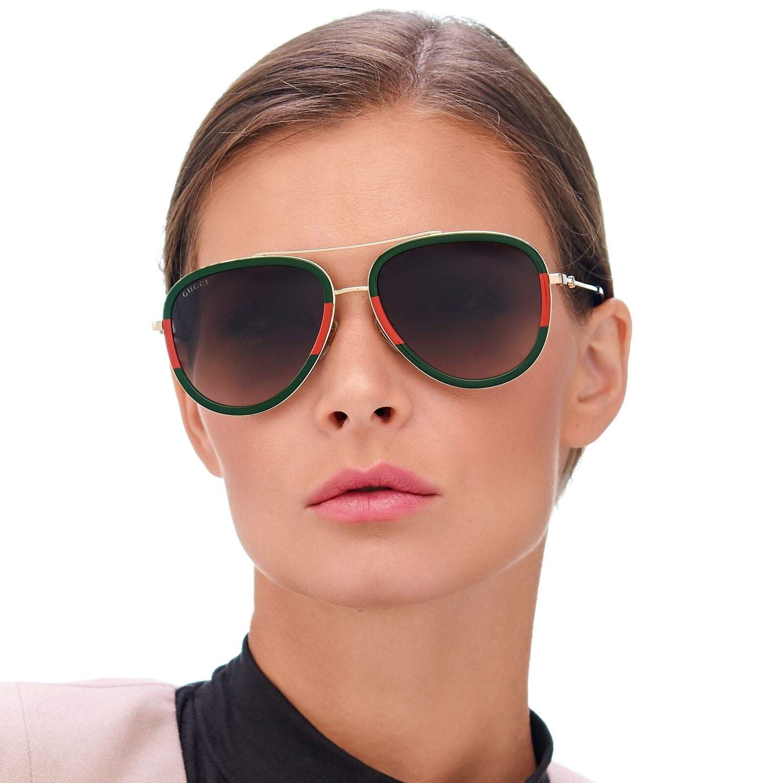 Lunettes de soleil Gucci Womens Aviator avec verts Tunisia Ubuy