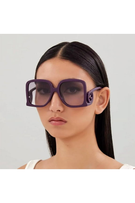 Women's Contemporary Oversized Fashion Sunglasses, Violet/Purple