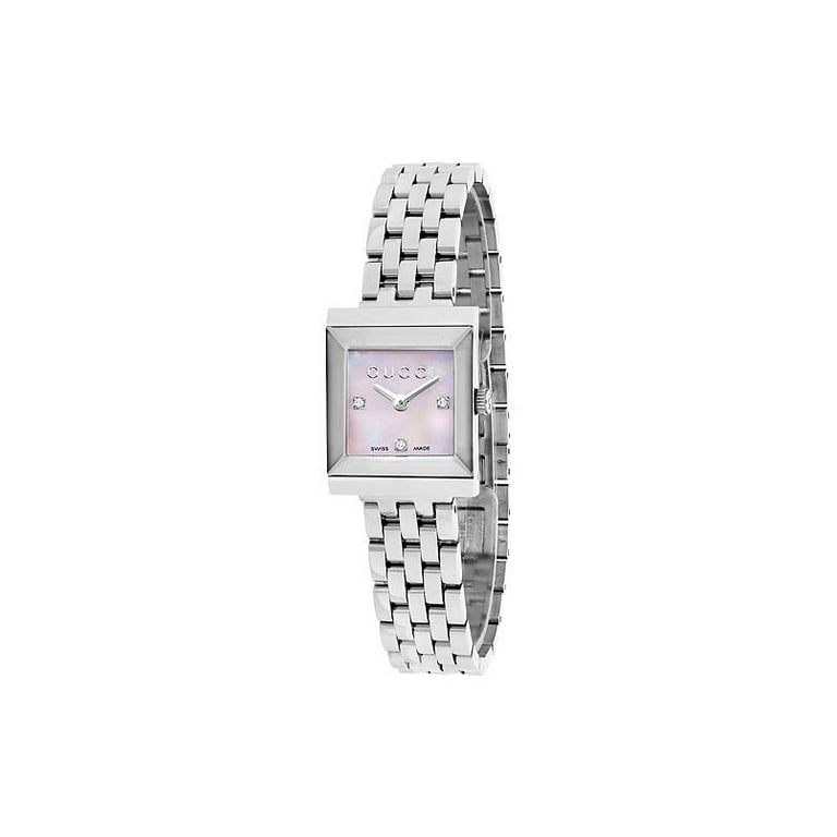 Gucci Women's G-Frame 128 Series Quartz 14mm Watch YA128401