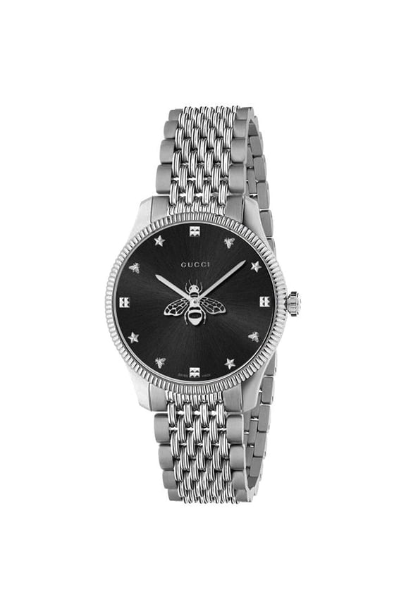Women's G-Timeless Black Dial Watch - YA1264154