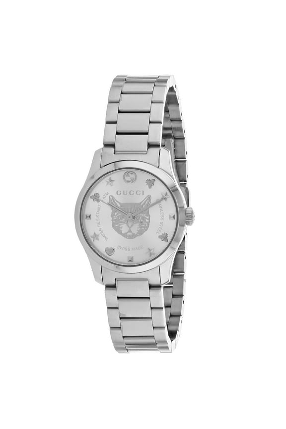 Women's G-Timeless Silver Dial Watch - YA126595