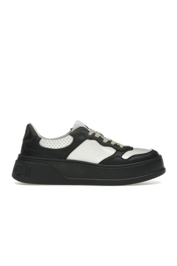 Women's GG Embossed Sneaker Black White Shoes, from StockX