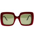 thumbnail image 1 of Gucci Women's Green Square Sunglasses - GG0896S-003, 1 of 3