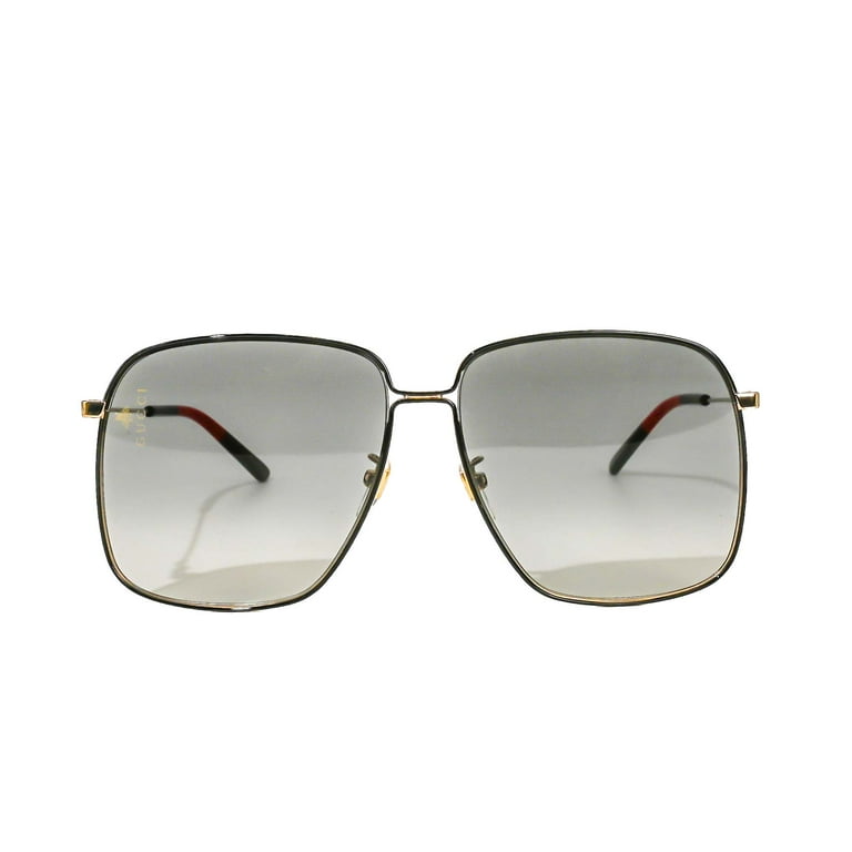 Gucci Women's Grey Shaded Oversized-Squre Sunglasses